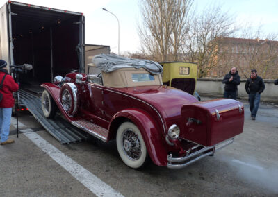 Oldtimers rit naar Paris Expo