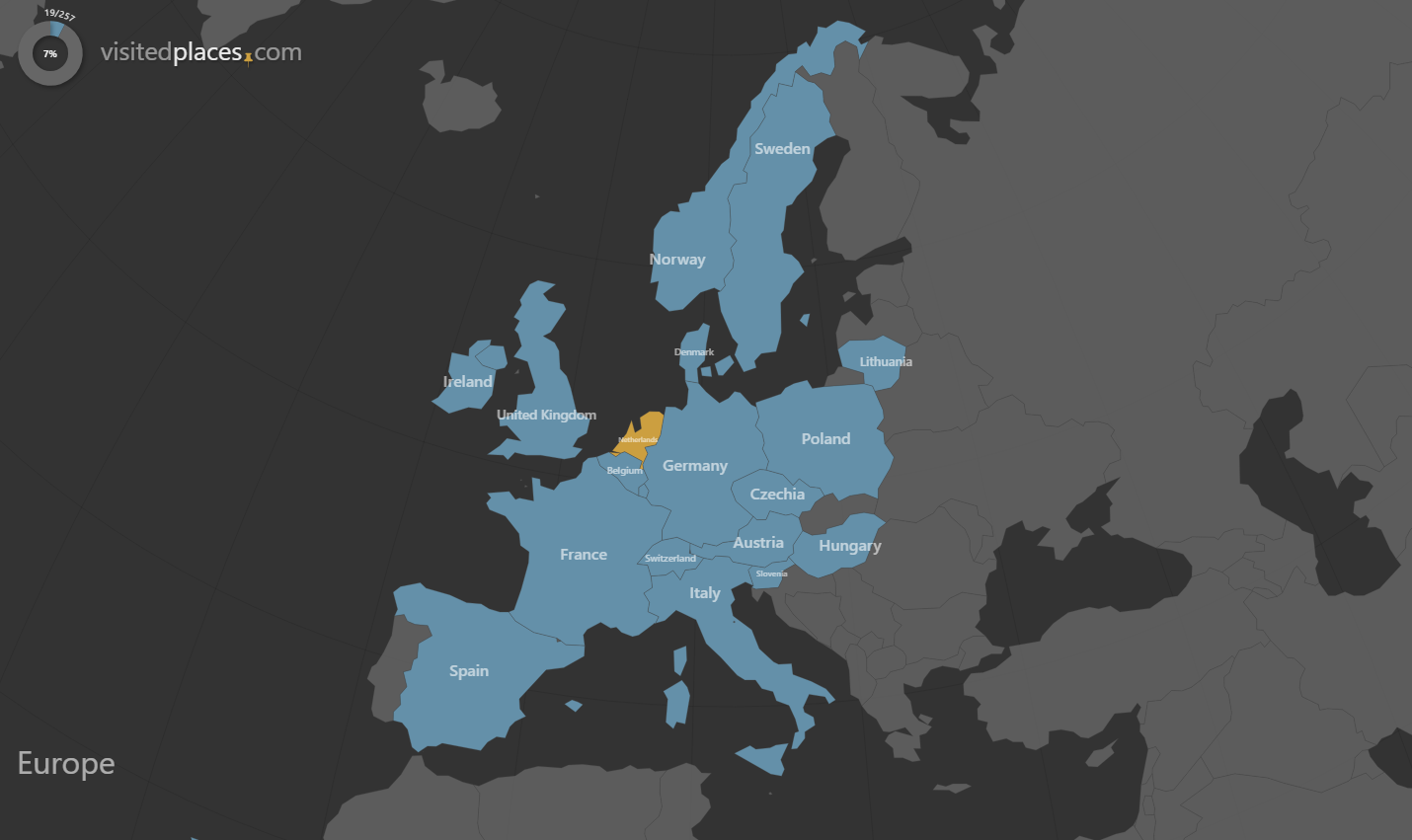 My Visited Places